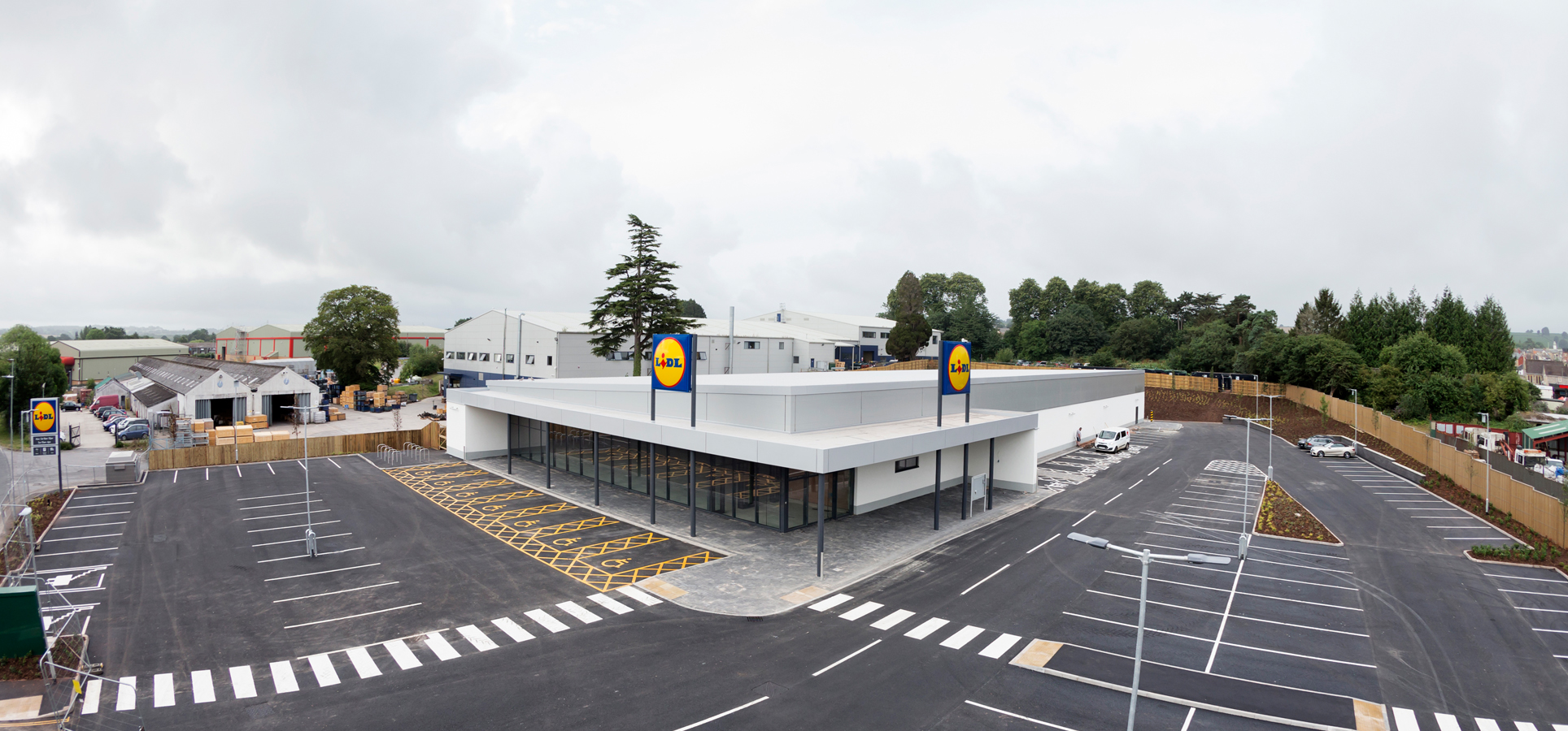 Lidl food store, Chard, Jessops Construction Ltd